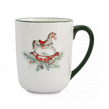 Кружка 540мл."Лошадка" зеленая