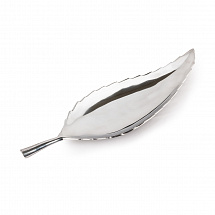 Блюдо 50см."Лист" Royal Family серебряное