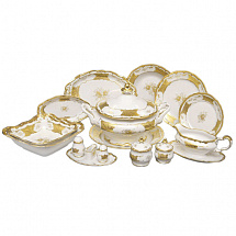 Сервиз столовый на 12перс.49пред."Кленовый лист белый"