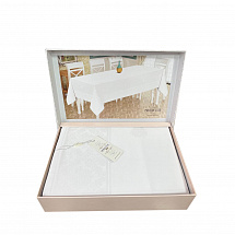 Скатерть 160х270см."Rachel" белая