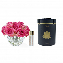 Ароматизированный букет 19,5см."Luxury Round 13 Rose" пурпурный Cote Noire