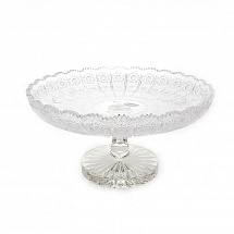 Блюдо круглое н/н 25,5см."Хрусталь 68012"