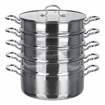 Пароварка четырехъярусная 28см.6,5л."Tivoli"