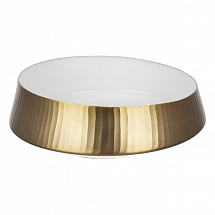 Ваза для фруктов 33см."Diana" золотая