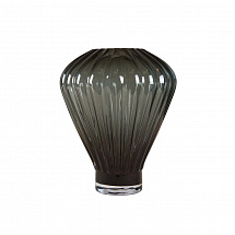 Ваза для цветов 27см."Evelyn" серая