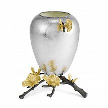 Ваза для цветов на ножке Michael Aram "Butterfly Ginkgo", 34 см