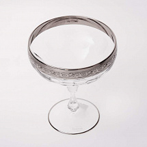 Ваза для конфет н/н 12см."Kvetna Джесси платина"