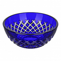 Ваза для конфет 16см."Karo" синяя