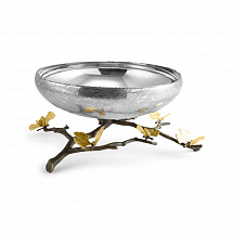 Ваза для фруктов на ножке Michael Aram "Butterfly Ginkgo", 59х47 см