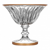 Ваза для конфет н/н 13,5см."Bolero" золотая