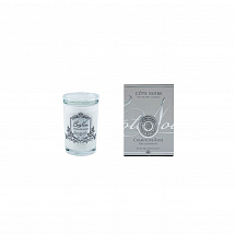 Свеча ароматическая 75г."Champagne Rose" в белом сосуде, 11см, 25ч, Cote Noire