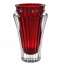 Ваза для цветов 25см."Crown Jewel" красная