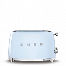 Тостер на 2 ломтика "Smeg", пастельный голубой, 950 Вт