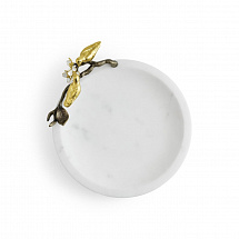 Блюдо Michael Aram "Lovebirds", 22 см, мрамор