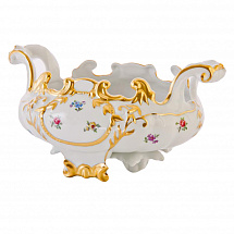 Ладья подарочная 20см."Мейсенский цветок"