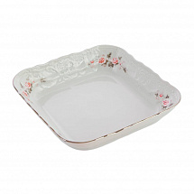 Салатник квадратный 16см."Роза серая платина 5396021" Bernadotte