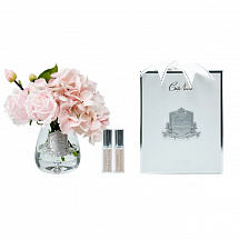 Ароматизированный букет 21см."Tea Rose & Hydrangeas" розовый Cote Noire