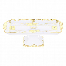 Рулетница н/н 26см."Кленовый лист белый"