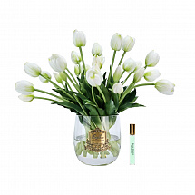 Ароматизированный букет "Heritage Tulips" белый Côte Noire