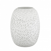 Ваза для цветов 31см. белая