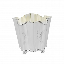 Вазон 11x12см. Royal Family серебряный