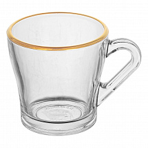 Набор кружек 190мл.6шт."219/00" золотой