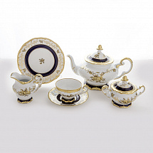 Сервиз чайный 210мл на 6перс.21пред."Анна Амалия" подарочный 19см