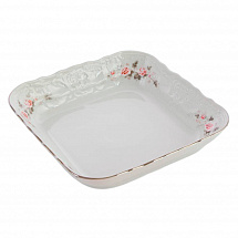 Салатник квадратный 25см."Роза серая платина 5396021" Bernadotte