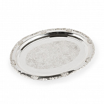 Поднос 45x35см.Royal Family серебряный