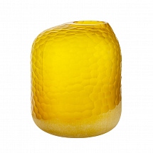 Ваза для цветов 27,5см. желтая