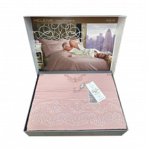 Комплект постельного белья 200х220см.7пред."Helena" грязно-розовый Maison Dor