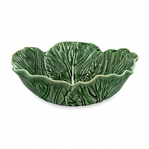 Салатник 23см."Cabbage" зеленый