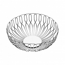 Корзина для хлеба 26см."Alfredo" серебряная