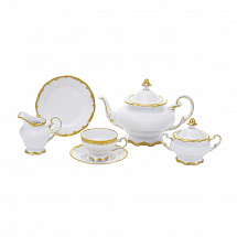 Сервиз чайный 210мл. на 6перс.21пред."Престиж" подарочный 19см