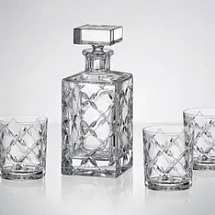 Набор для питья Crystalite Bohemia "Heather", на 6 персон, 7 предметов, 320 мл