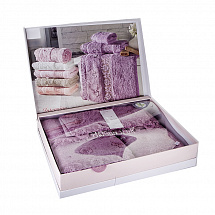 Набор полотенец 3шт."INTENSIVE" фиолетовый