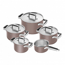Уценка. Набор кастрюль 5пред. ZWILLING Pure, розовый