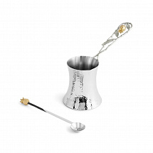 Турка с ложкой Michael Aram "Pomegranate Silver", 20 см, 400 мл
