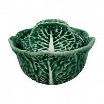 Сахарница Bordallo Pinheiro "Капуста", 13,5 см, 200 мл, зеленая