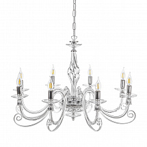 Люстра 8рожк.84см."1306" Хром