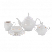 Сервиз чайный 205мл на 6перс.15пред."Бернадот белый 311011" Bernadotte