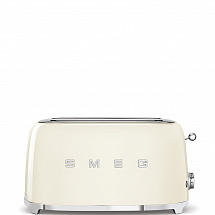 Тостер на 2 ломтика "Smeg", кремовый, 950 Вт