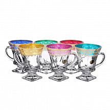 Набор чайный н/н 150мл на 6перс."Квадро 801 Колорс"