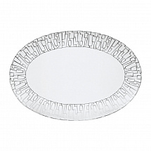 Блюдо овальное 34см."TAC" платина Rosenthal