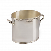 Ведерко для льда 17x15см. Royal Family серебряное