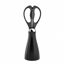 Ножницы с подставкой 24см."Signature" черные Robert Welch 