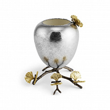 Ваза для цветов на ножке Michael Aram "Butterfly Ginkgo", 19 см