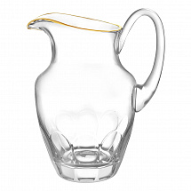 Кувшин 1,4л."Кветна" золотой ободок