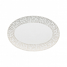 Блюдо овальное 34см."TAC" золотое Rosenthal