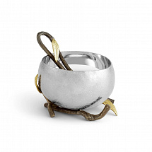 Чаша с ложкой Michael Aram "Zen Garden", 8 см, 250 мл
